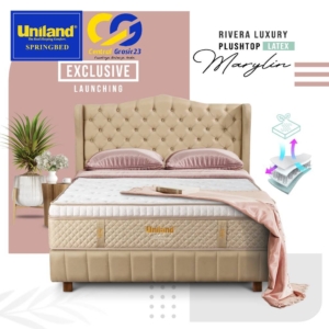 Uniland Springbed Rivera Luxury Plushtop Latex Marylin Full Set